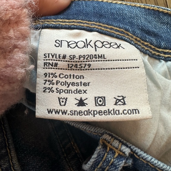 Sneak Peek Classic Blue Jeans Size 3 - Picture 3 of 9
